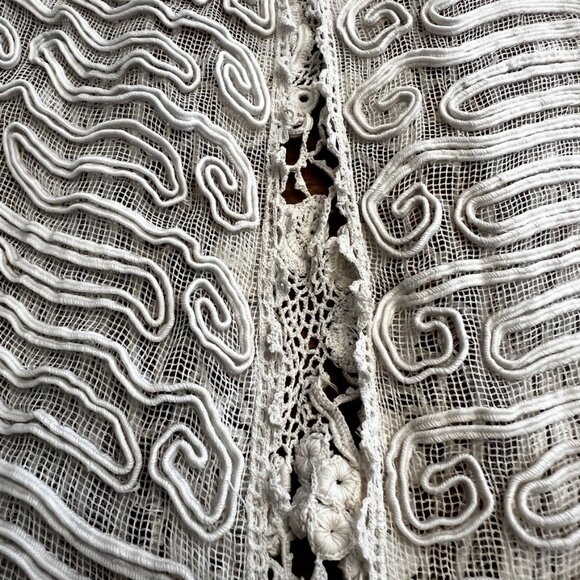 BoHo Style Hand Tatting&Lace Over Coat - Picture 10 of 14